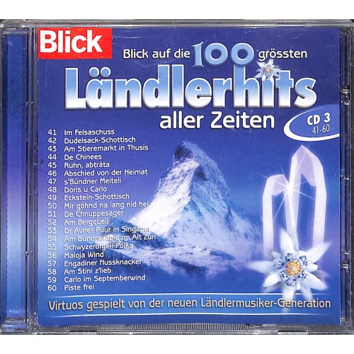 CD-Kopie: Blick auf die 100 grössten Ländlerhits - 5CDs + Noten