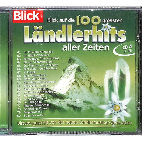 CD-Kopie: Blick auf die 100 grössten Ländlerhits - 5CDs + Noten