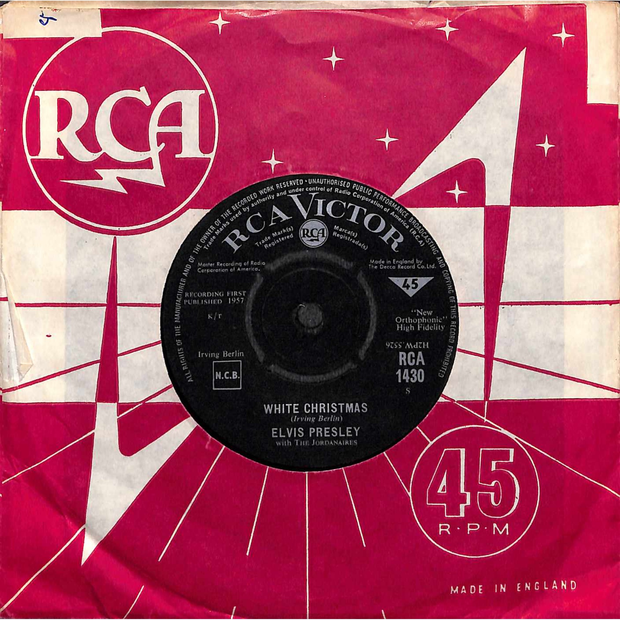 Occ. Single Vinyl: Elvis Presley - White Christmas / Blue Christmas Occ. Single Vinyl: Elvis Presley - White Christmas / Blue Christmas