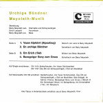 Occ. EP Vinyl: Original Ländler-Trio Beny Mayoleth - Urchigi Bündner Mayoleth-Musik