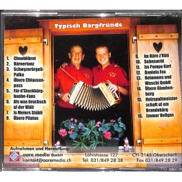 Occ. CD Typisch Bärgfründe Schwyzerörgeli-Duo Bärgfründe