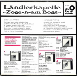 CD-Kopie von Vinyl: Ländlerkapelle Zoge-n-am Boge - DST 3005