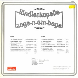 CD-Kopie von Vinyl: Ländlerkapelle Zoge-n-am Boge - H270