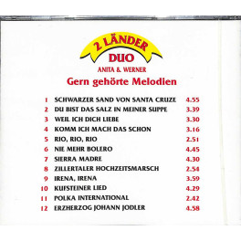 CD 2 Länder Duo Anita & Werner - Gern gehörte Melodien