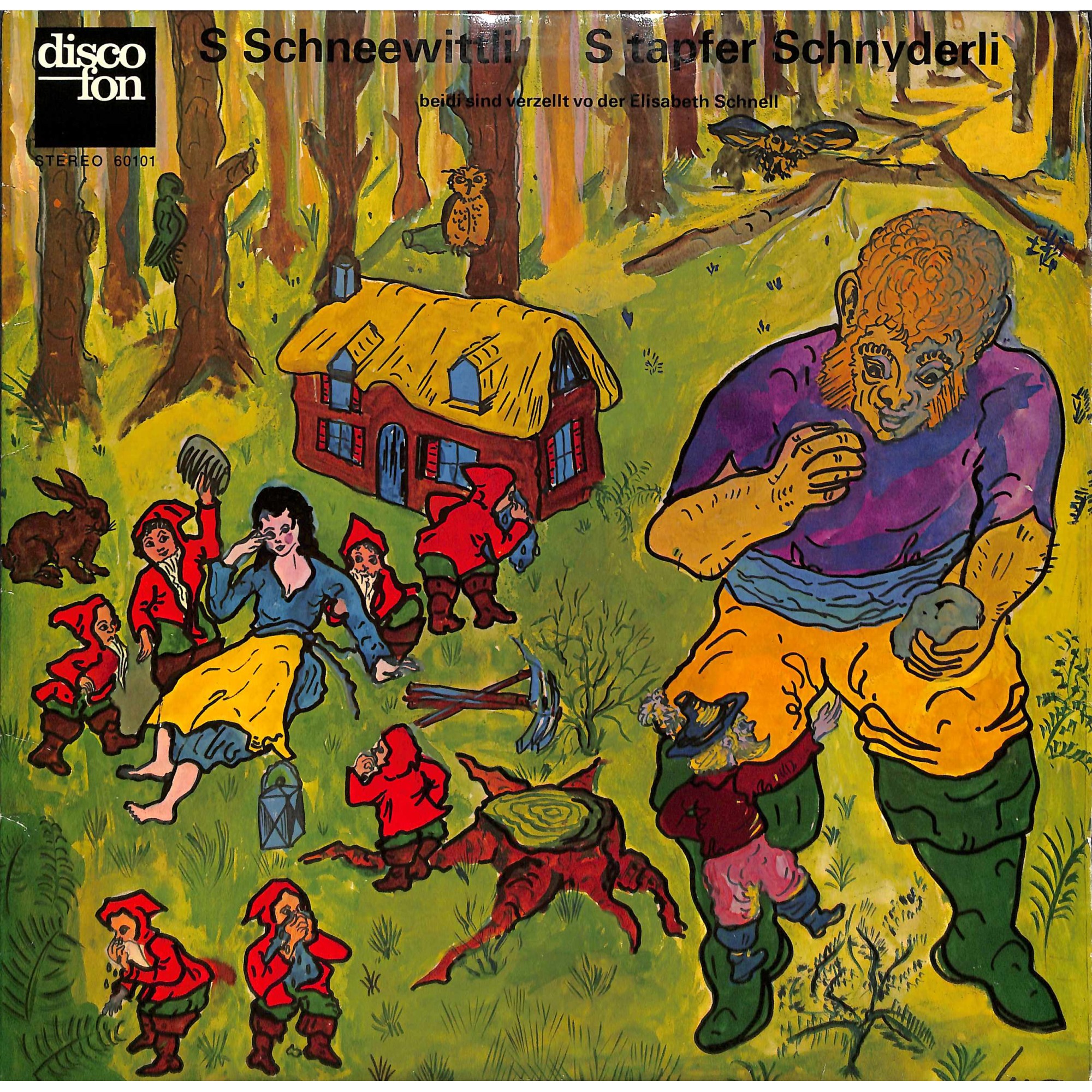 CD-Kopie von Vinyl: S tapfere Schnyerli - S Schneewittli - Elisabeth Schnell CD-Kopie von Vinyl: S tapfere Schnyerli - S Schneewittli - Elisabeth Schnell