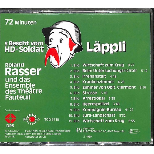CD s'bescht vom HD-Soldat Läppli - Roland Rasser & Ensemble
