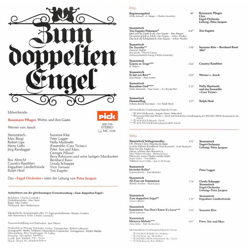 CD-Kopie von Vinyl: Zum doppelten Engel 2LPs - 1978 - mit Rosmarie Pfluger