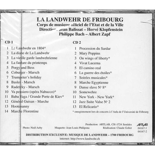 CD La Landwehr de Fribourg - Doppel CD