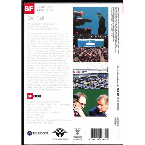 Occ. DVD UBS, der Fall - Wie die UBS in die Finanzkrise geriet