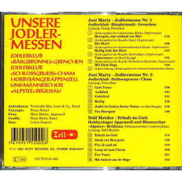 CD Unsere Jodlermessen 1+2 Jost Marty & Dölf Mettler: Erhalt üs Gott