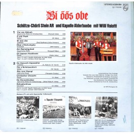 CD Schötze-Chörli Stein, Kapelle Alderbuebe mit Willi Valotti - Bi öös obe CD Schötze-Chörli Stein, Kapelle Alderbuebe mit Willi Valotti - Bi öös obe