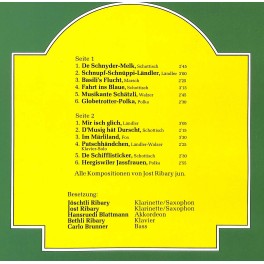 CD-Kopie von Vinyl: LK Geschwister Ribary mit Jost Ribary - Carlo Brunner am Bass