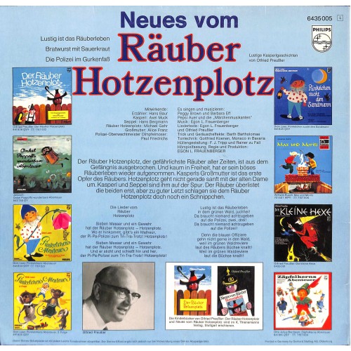 CD-Kopie von Vinyl: Neues vom Räuber Hotzenplotz - von Ottfried Preussler