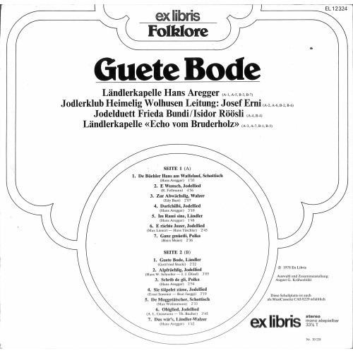 LP + CD: Hans Aregger, JK Heimelig Wolhusen, Frieda Bundi/Isidor Röösli, Echo vom Bruderholz