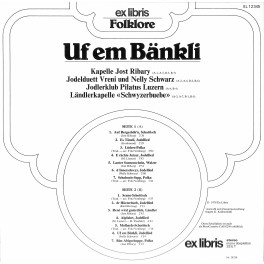 LP + CD: Jost Ribary, Vreni und Nelly Schwarz, JK Pilatus Luzern, LK Schwyzerbuebe - 1978 LP + CD: Jost Ribary, Vreni und Nelly Schwarz, JK Pilatus Luzern, LK Schwyzerbuebe - 1978