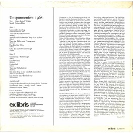 LP + CD: Unspunnenfest 1968 - Festspielmusik Robert Blum - Festspielchor Interlaken u.a. - 1969 LP + CD: Unspunnenfest 1968 - Festspielmusik Robert Blum - Festspielchor Interlaken u.a. - 1969