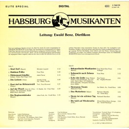 LP + CD: Habsburg Musikanten - Ltg Ewald Benz, Dietlikon - 1987