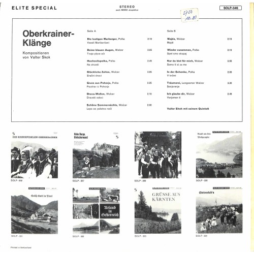 LP + CD: Valter Skok und sein Quintett - Oberkrainer Klänge 