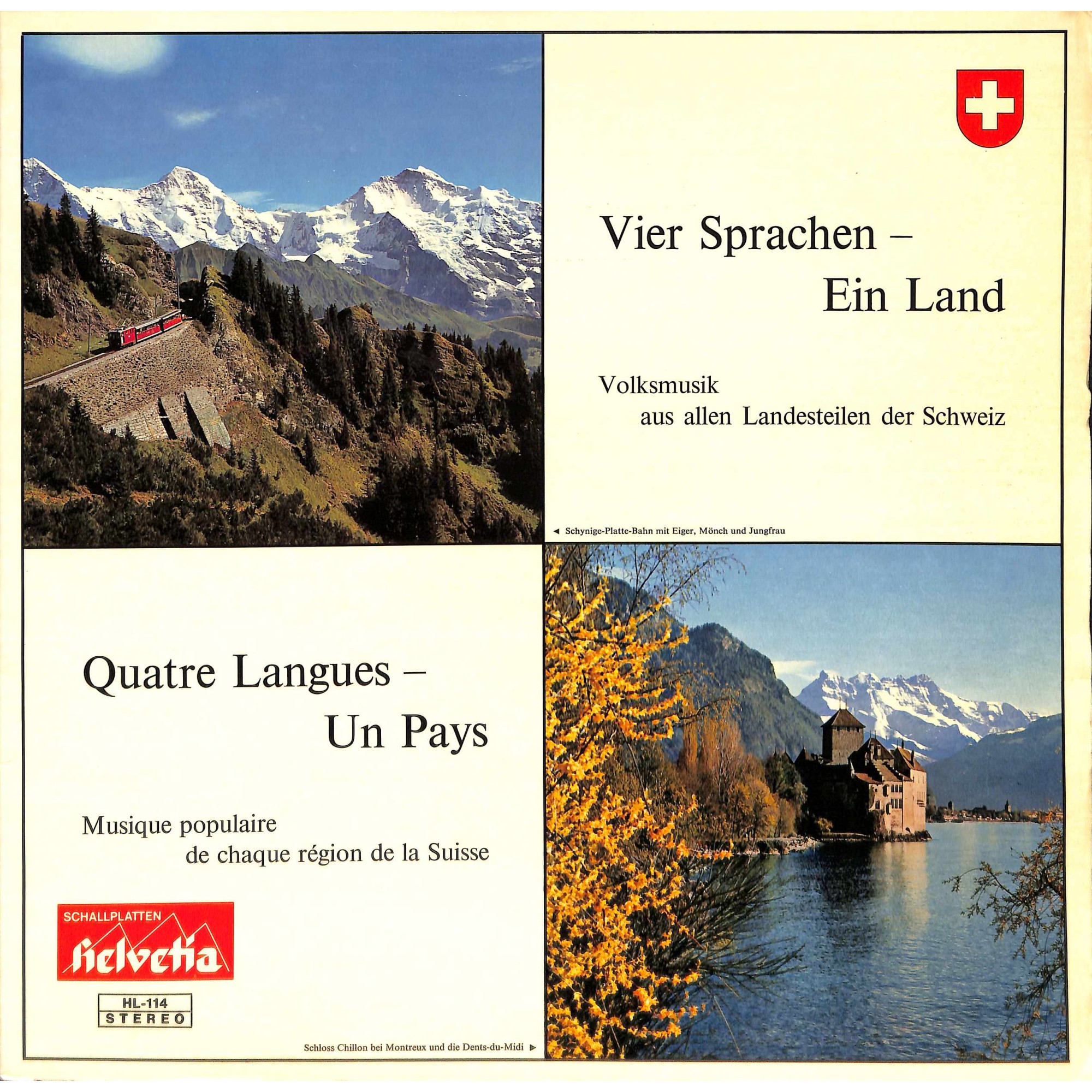 CD-Kopie von Vinyl: Vier Sprachen - Ein Land - Volksmusik, Chants, Canti, Chanzuns CD-Kopie von Vinyl: Vier Sprachen - Ein Land - Volksmusik, Chants, Canti, Chanzuns