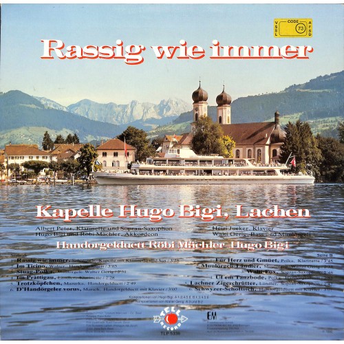 CD-Kopie von Vinyl: Kapelle Hugo Bigi Lachen - Rassig wie immer -1982