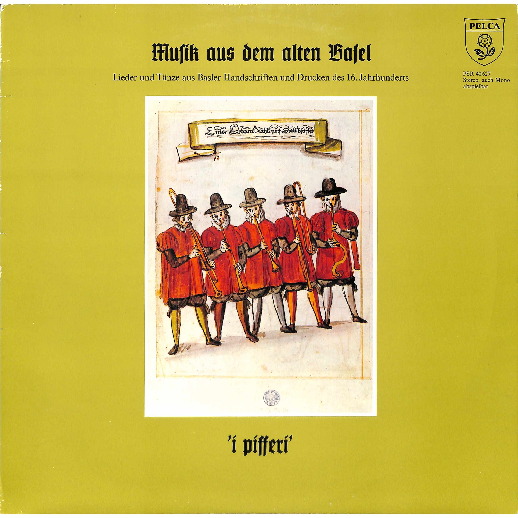 CD-Kopie von Vinyl: Musik aus dem alten Basel - i pifferi - 1977 CD-Kopie von Vinyl: Musik aus dem alten Basel - i pifferi - 1977