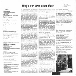 CD-Kopie von Vinyl: Musik aus dem alten Basel - i pifferi - 1977 CD-Kopie von Vinyl: Musik aus dem alten Basel - i pifferi - 1977