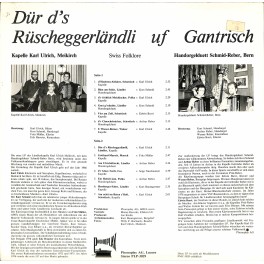 CD-Kopie von Vinyl: Dür d's Rüscheggerländli uf Gantrisch - Karl Ulrich Meikirch - Schmid-Reber Bern CD-Kopie von Vinyl: Dür d's Rüscheggerländli uf Gantrisch - Karl Ulrich Meikirch - Schmid-Reber Bern