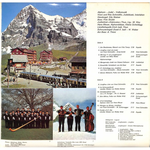 CD-Kopie von Vinyl: Jungfrau-Express, Alphorn-Jodel-Volksmusik - diverse