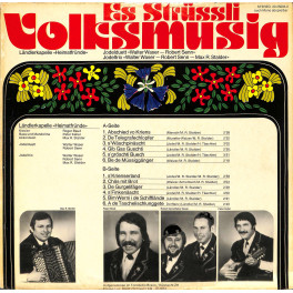 CD-Kopie von Vinyl: LK Heimatfründe, Walter Waser-Robert Senn-Max R. Stalder - Es Strüssli Volksmusig - 1974