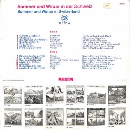 CD-Kopie von Vinyl: Sommer und Winter in der Schweiz - diverse
