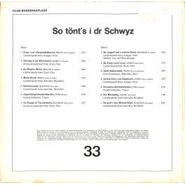 CD-Kopie von Vinyl: So tönt's i dr Schwyz - diverse