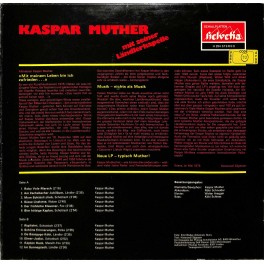 CD-Kopie von Vinyl: Kaspar Muther mit seiner Ländlerkapelle