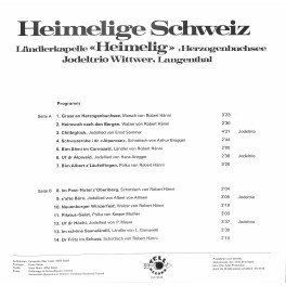 CD-Kopie von Vinyl: LK Heimelig, Jodeltrio Wittwer Langenthal - Heimelige Schweiz CD-Kopie von Vinyl: LK Heimelig, Jodeltrio Wittwer Langenthal - Heimelige Schweiz