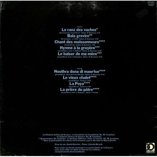 CD-Kopie von Vinyl: Bernard Romanens - Gruyère - 1984