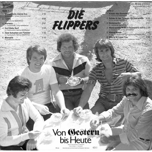LP + CD: Die Flippers - Von Gestern bis Heute - 1978