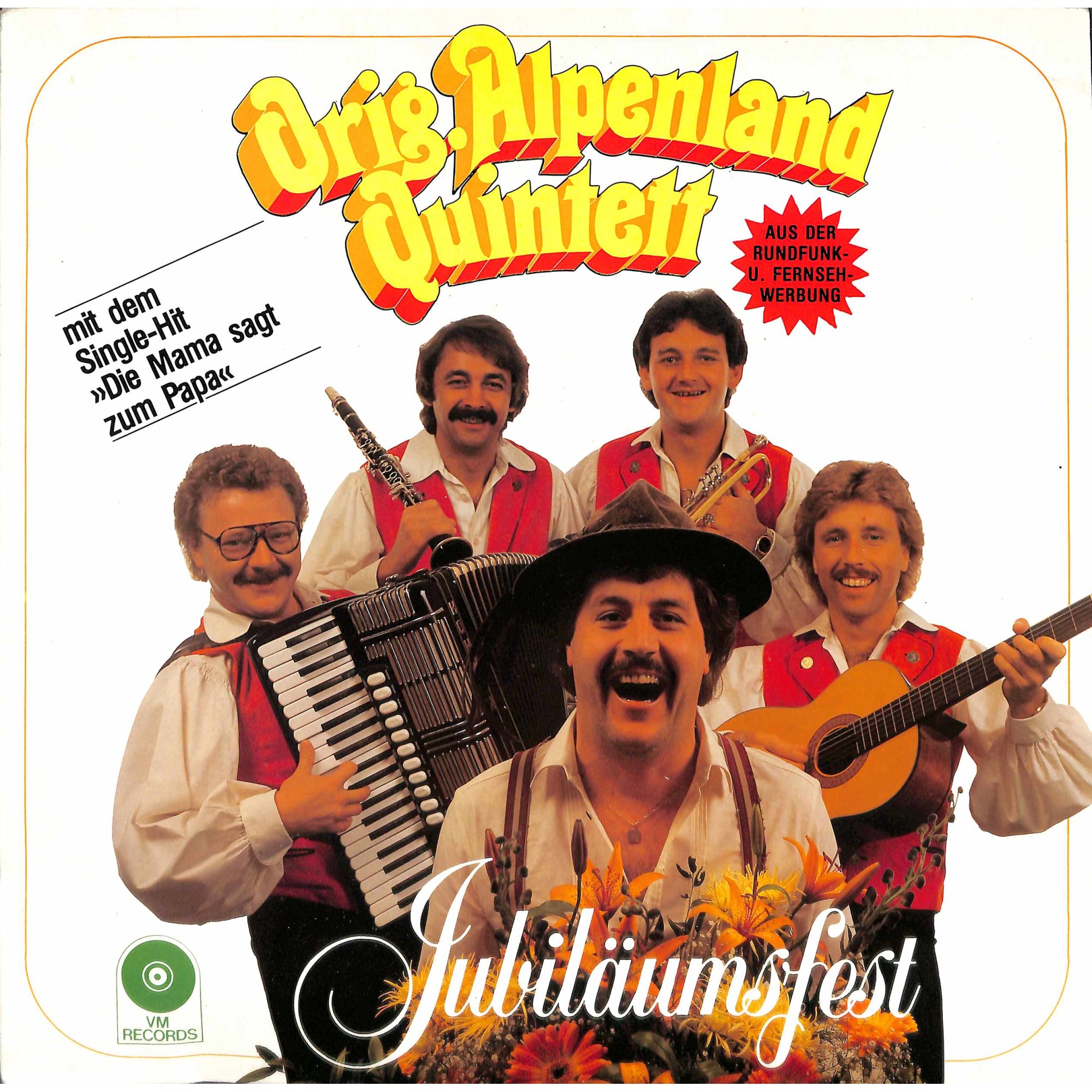 LP + CD: Orig. Alpenland Quintett - Jubiläumsfest (VM) LP + CD: Orig. Alpenland Quintett - Jubiläumsfest (VM)