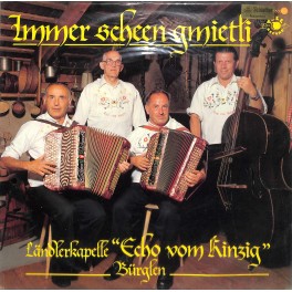 CD-Kopie von Vinyl: LK Echo vom Kinzig Bürglen - Immer scheen gmietli - 1982
