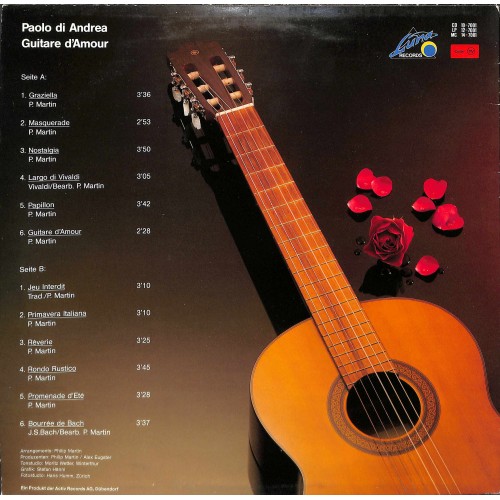 LP + CD: Paolo di Andrea - Guitare d'Amour - 1988
