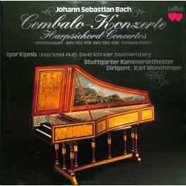 LP + CD: Johann Sebastian Bach Cembalo-Konzerte - Stuttgarter Kammerorchester - 1978 - 3 LP-Box