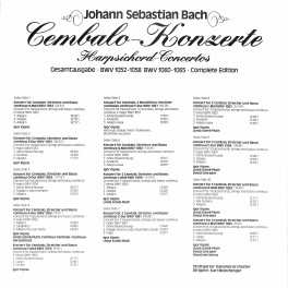LP + CD: Johann Sebastian Bach Cembalo-Konzerte - Stuttgarter Kammerorchester - 1978 - 3 LP-Box
