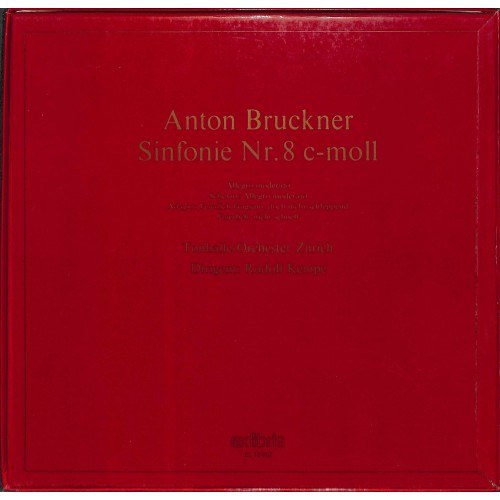 LP + CD: Anton Bruckner Achte Sinfonie in c-moll - Tonhalle-Orchester Zürich Rudolf Kempe - 1973 - 2 LPs