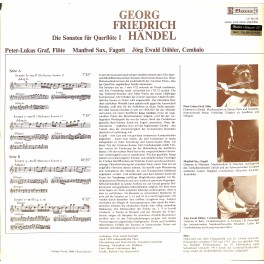 LP + CD: Georg Friedrich Händel - Die Sonaten für Querflöte 1 - 1970