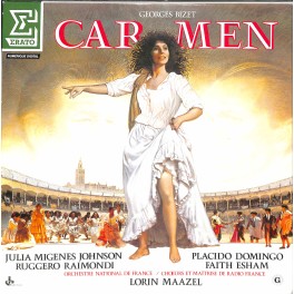 LP + CD: Georges Bizet - Carmen - 1984 - 3 LP-Box mit Julia Migenes, Placido Domingo