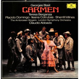 LP + CD: Georges Bizet - Carmen - 1978 - 3 LP-Box mit Julia Migenes, London Symphonie Orchestra Claudio Abbado