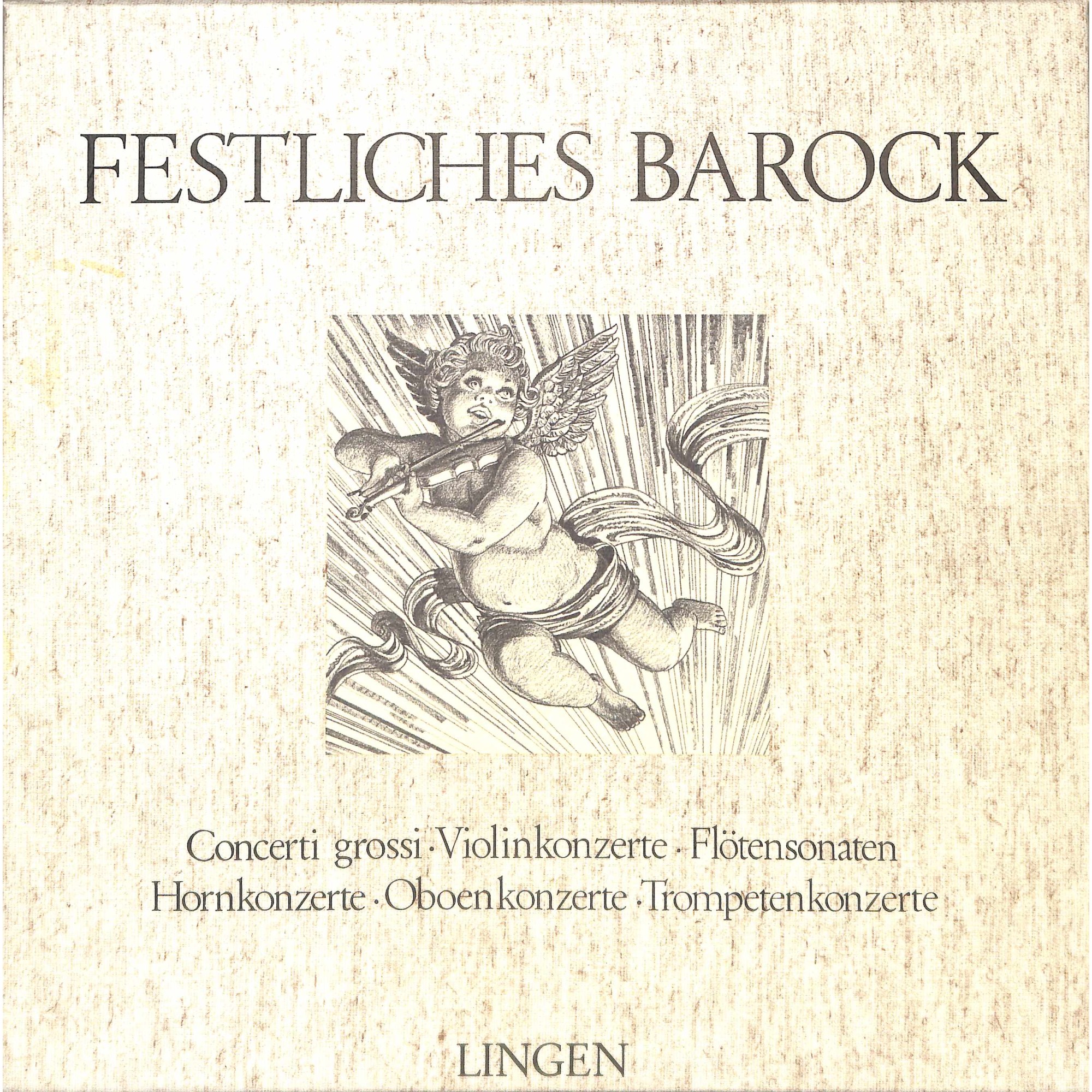 LP + CD: Festliches Barock - 5LP-Box von LINGEN KÖLN LP + CD: Festliches Barock - 5LP-Box von LINGEN KÖLN