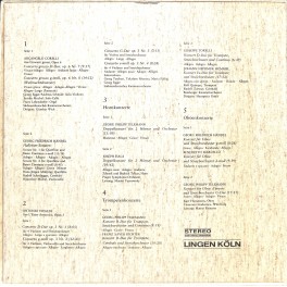 LP + CD: Festliches Barock - 5LP-Box von LINGEN KÖLN