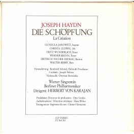 LP + CD: Haydn Die Schöpfung - Berliner Philharmoniker, Herbert von Karajan - 1969 - 2LP-Set
