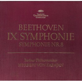 LP + CD: Beethoven IX. Symphonie Symphonie Nr. 8, Berliner Philharmoniker, Herbert von Karajan - 1964 - 2LP-Box