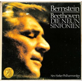LP + CD: Bernstein Beethoven Die neun Sinfonien - New Yorker Philharmoniker - 1969 - 7LP-Box