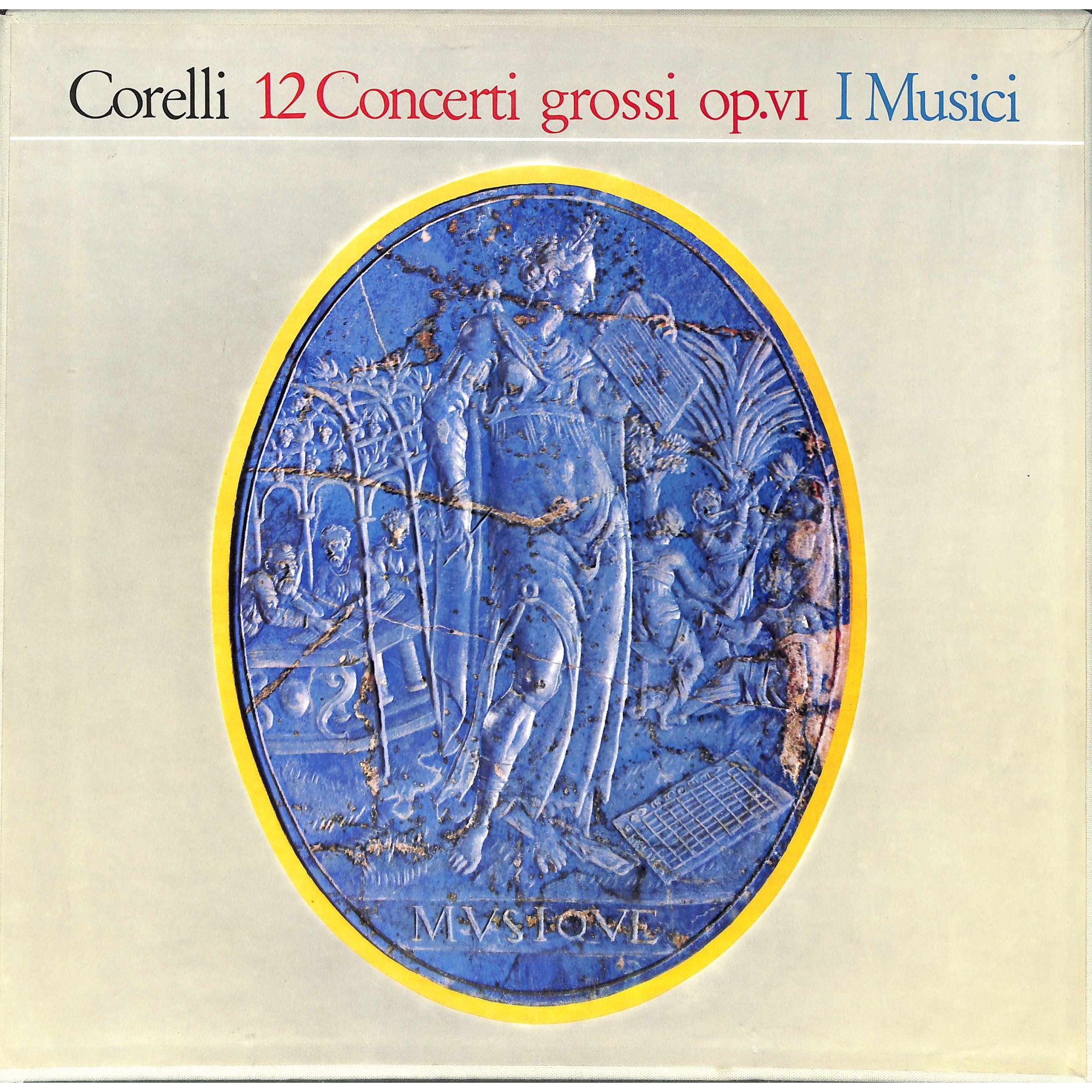 LP + CD: Corelli 12 Concerti Gross OP.6 i Musici - 1967 - 3LP-Box LP + CD: Corelli 12 Concerti Gross OP.6 i Musici - 1967 - 3LP-Box